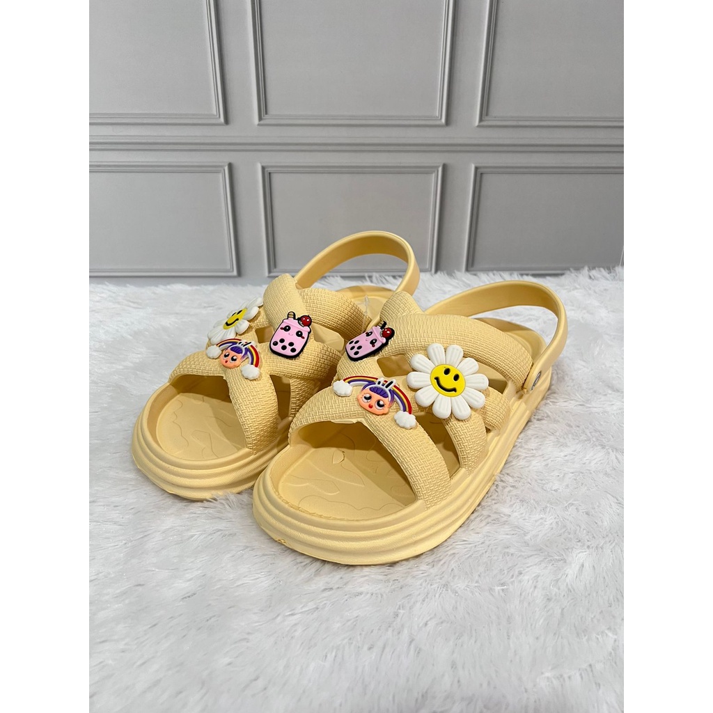 IR-300M Sandal Selop Wanita / Sandal Karet Korean Style Trendy Merek Irsoe Ukuran 36-40