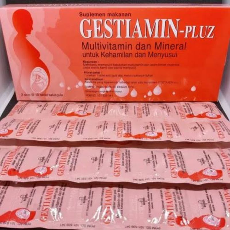 GESTIAMIN-Pluz (MULTIVITAMIN DAN MINERAL IBU HAMIL DAN MENYUSUI)