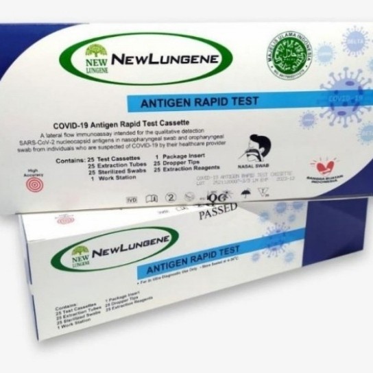 antigen swab rapid test NEW LUNGENE AKD isi 25
