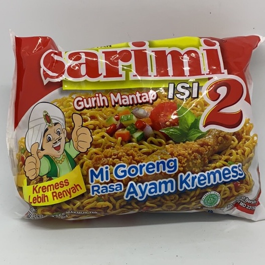 

SARIMI Mi Instan Goreng Ayam Kremess (isi 2) Pack 125gr