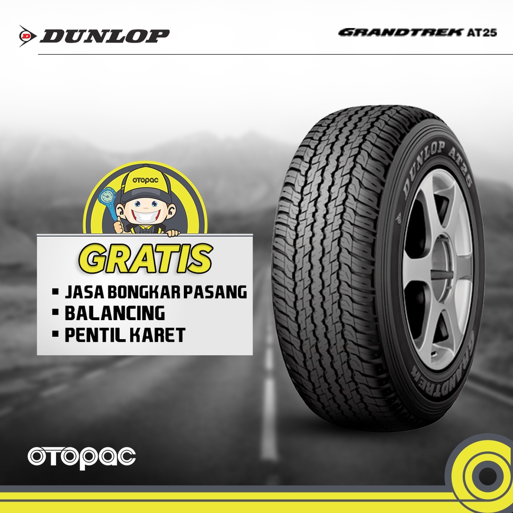 Ban mobil Fortuner pajero Dunlop AT25 265/60 R18