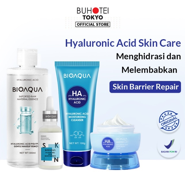 BIOAQUA Hyaluronic Acid Hydrating Series / Moisturizer Serum Cleanser