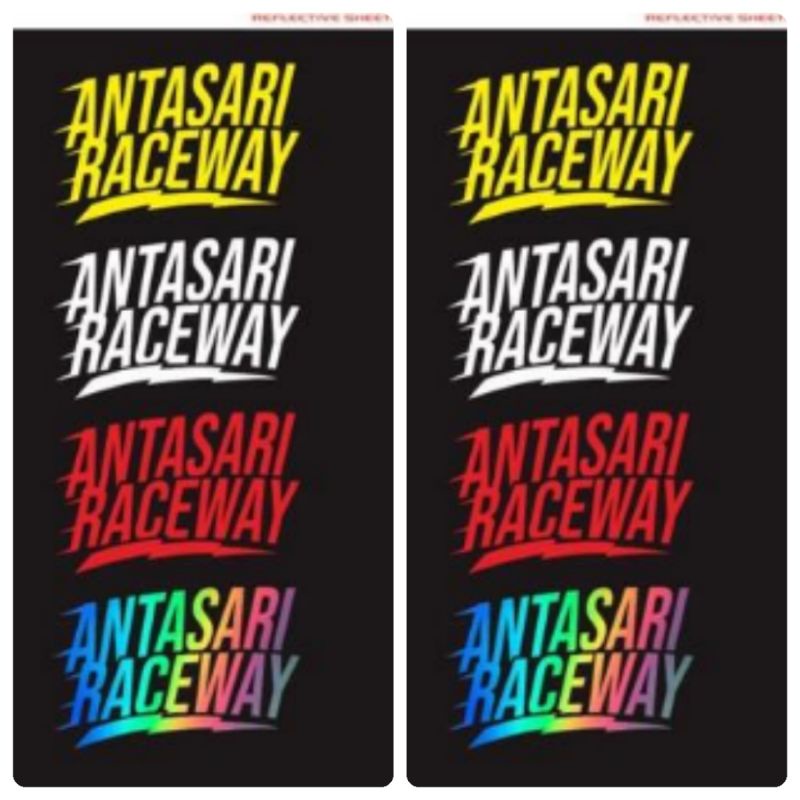STICKER ANTASARI RACEWAY CUTTING