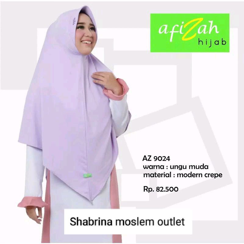 BIG SALE .  Cuci Gudang Promo Afizah Hijab Bergo AZ 9024