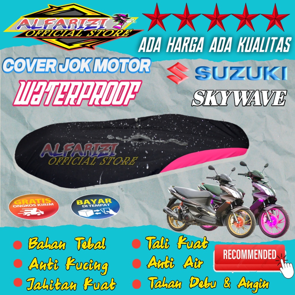 Penutup Bantalan kain jok motor Cover Jok Motor SKYWAVE,SKYDRIVE,ADV,NUVO,HAYATE,LEXI,PCX,N-MAX,AERO