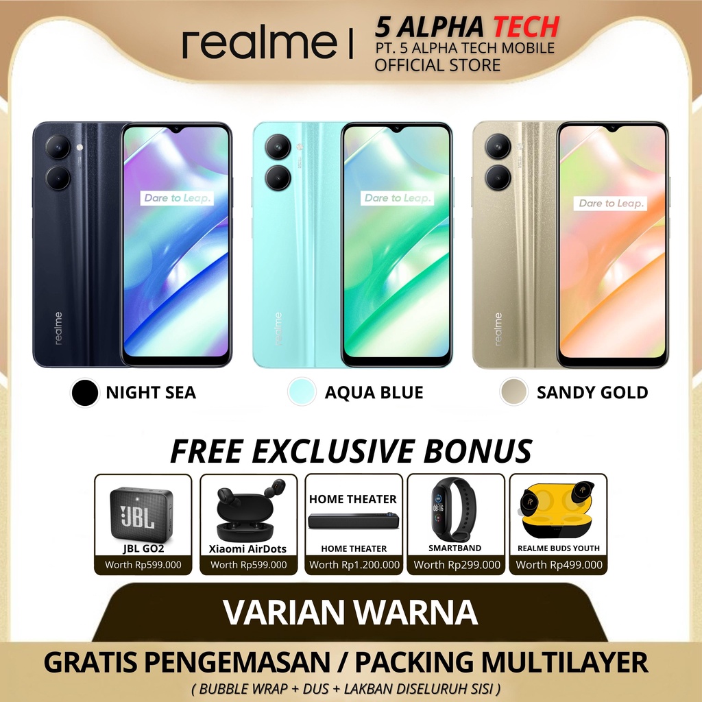 REALME C33 4/64GB 3/32GB GARANSI RESMI REALME INDONESIA