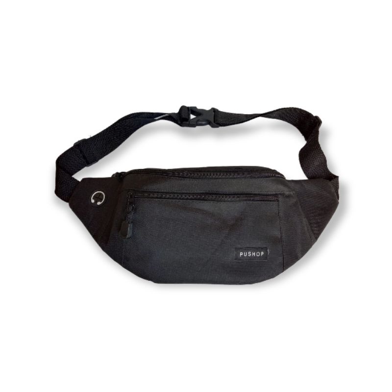 Tas Waistbag Oval Pushop And Bufback Pria/Wanita