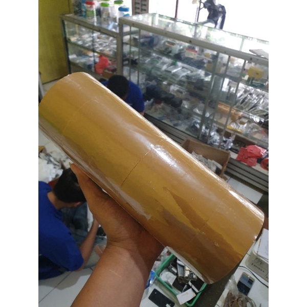 isolasi lakban coklat / bening anti putus safari 100 yard