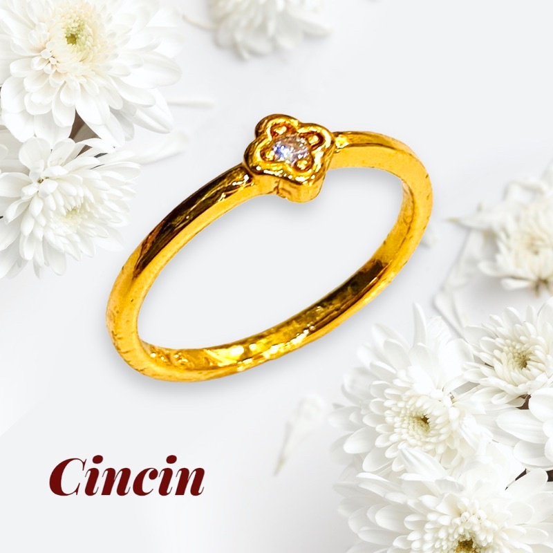 Cincin solitier // cincin solmate // cincin replika berlian // cincin ring // cincin permata