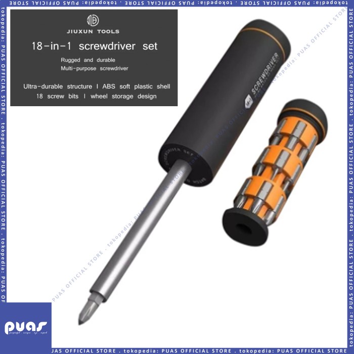 [BISA COD] Xiaomi Mijia Youpin Jiuxun 18-In-1 Screwdriver Repair Tools Obeng Set / Perlengkapan Ruma