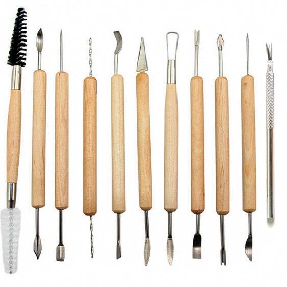 

Pottery & Sculpting Art Tools Set isi 11 / Clean up Tools Kit