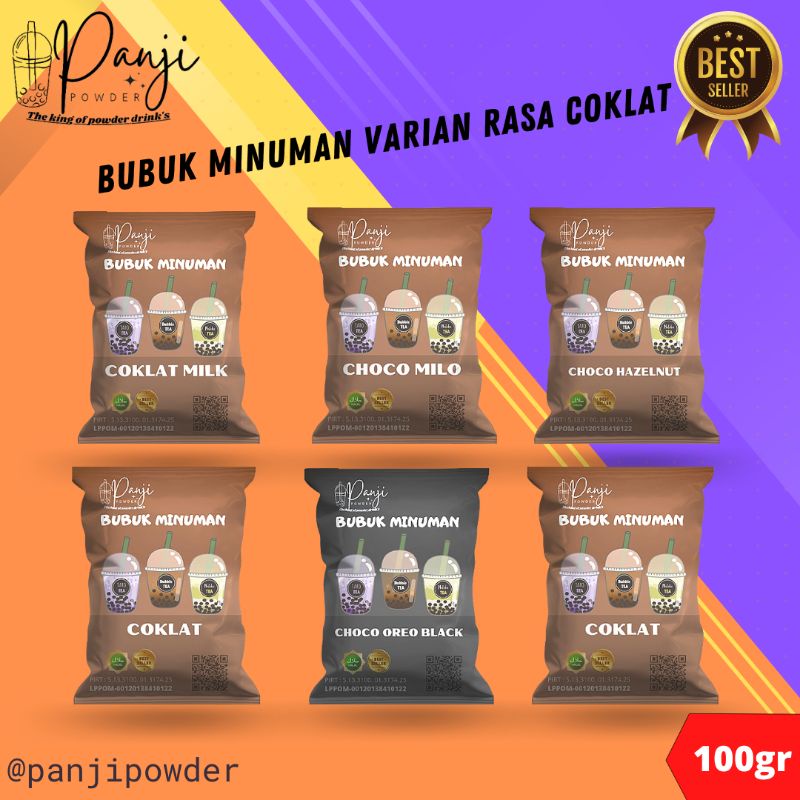 bubuk minuman rasa coklat 100gr bubuk minuman kekinian bubuk minuman aneka rasa serbuk minuman choco