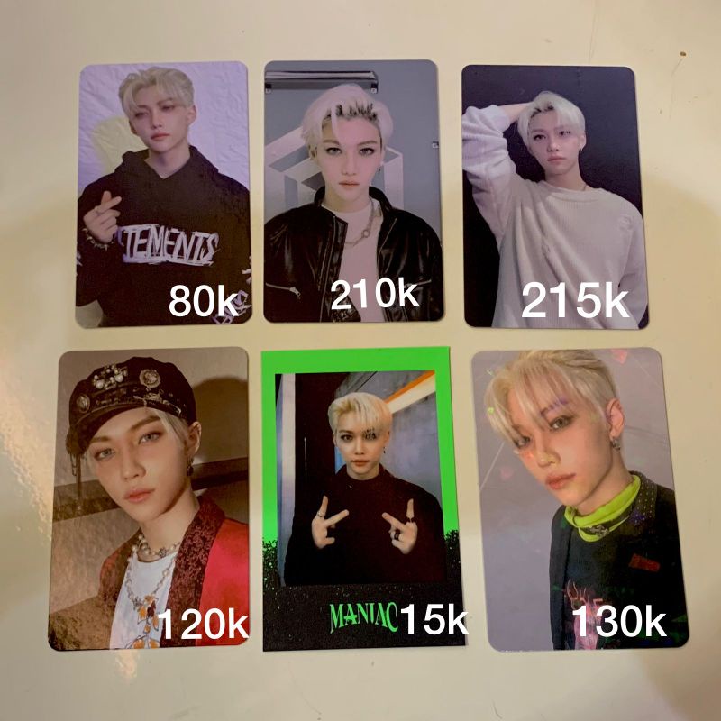 PHOTOCARD PC OFFICIAL FELIX STRAYKIDS SKZ MANIAC ODDINARY JEWEL POB APPLE MUSIC SOUNDWAVE LUCKY DRAW