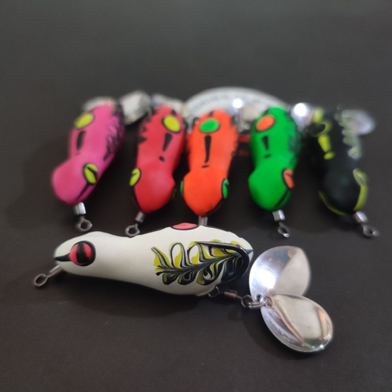 SOFT FROG SLIM DOUBLE BLADE 4,5CM KL LURE