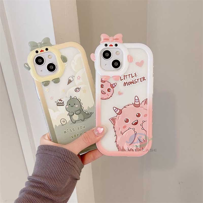 Case Motif Dinosaurus Untuk OPPO A57 2022 A15 A16 A16K A54 A53 A12 A5S A7 A3S A11k A31 A52 A92 A94 A93 A37 F9 A1K Reno 5 A76 A96A