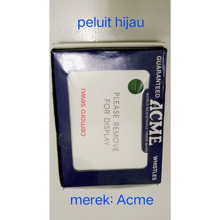 peluit priwitan warna hijau (siaga)