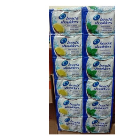 SHAMPOO HEAD&amp;SHOULDERS 1 RENCENG ISI 12 PCS