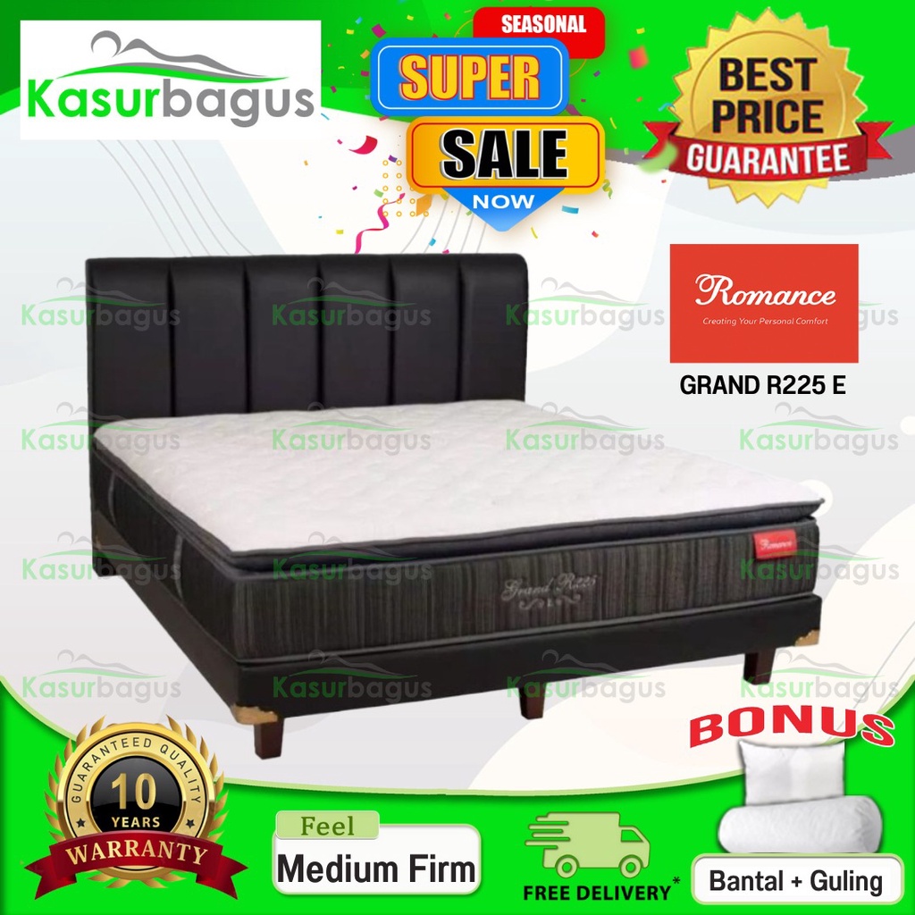 Romance Kasur Springbed Grand R225 E - Full Set 160x200