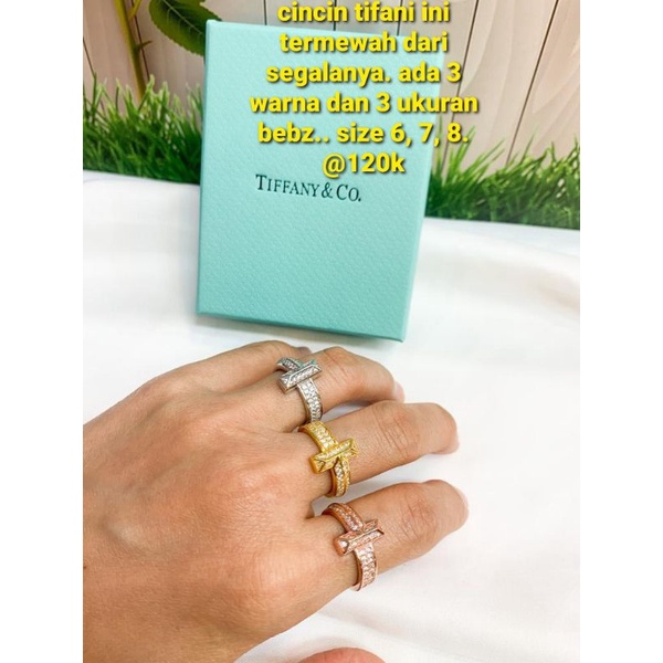 Cincin Tiffany cantik Elegant
