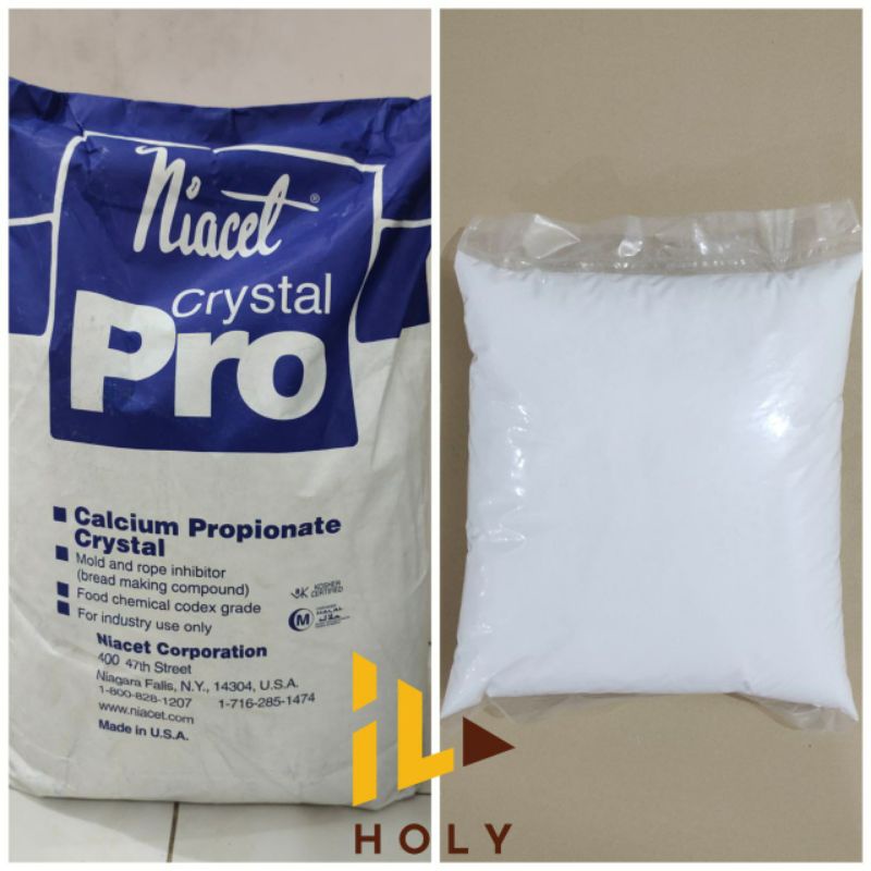 

Niacet Calcium Propionate Pengawet Roti (250gr) Repack / Kalsium Propionat Food Grade Food Grade