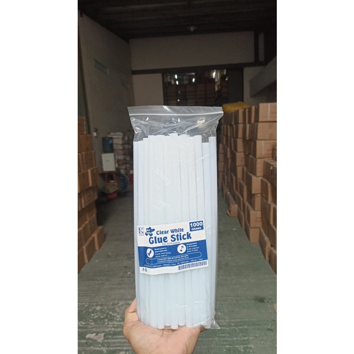 ISI LEM TEMBAK / REFIL LEM TEMBAK / GLUE STICK / LEM LILIN BESAR &amp; KECIL / ALAT LEM LILIN BENING (1 KG)