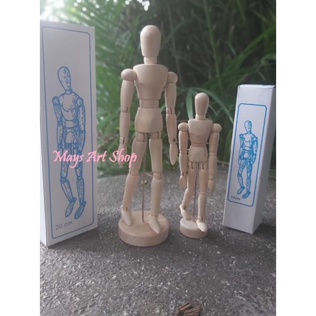 

Manekin Kayu - 20 cm / Wooden Mannequin / Manikin Kayu - Kecil (14cm)