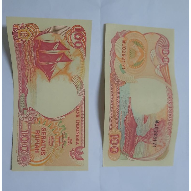 Duit Kuno 100 Rupiah tahun 1992