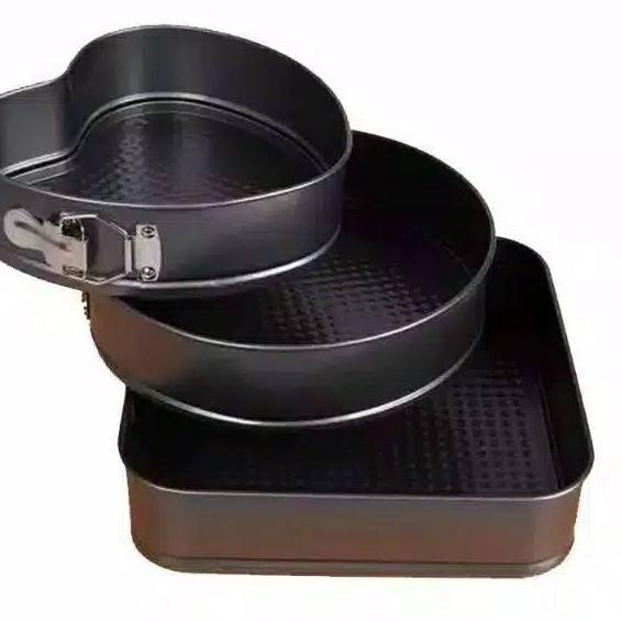 Cetakan Kue Loyang Teflon Bongkar Pasang | Loyang Kotak Loyang Bulat Loyang Springform Kue Bolu