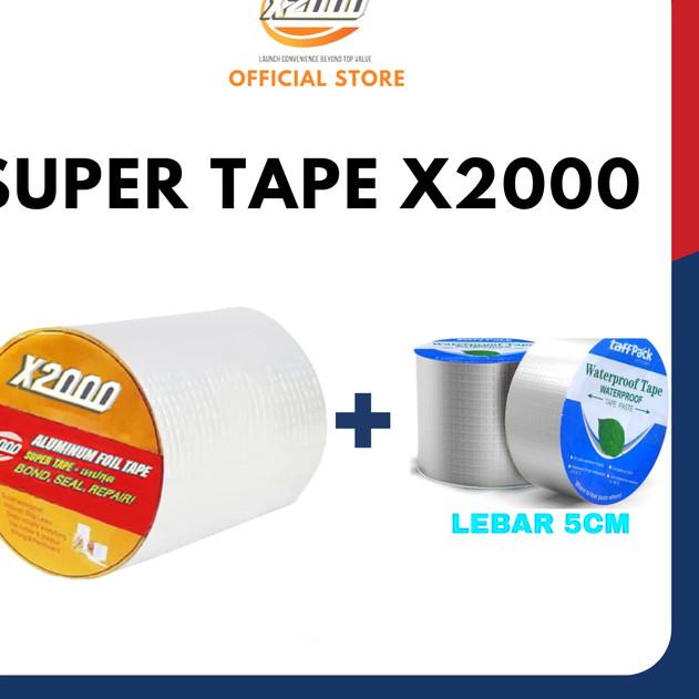 

Super tape X2000 tipe 10cmx5M anti bocor air kuat super untuk retak