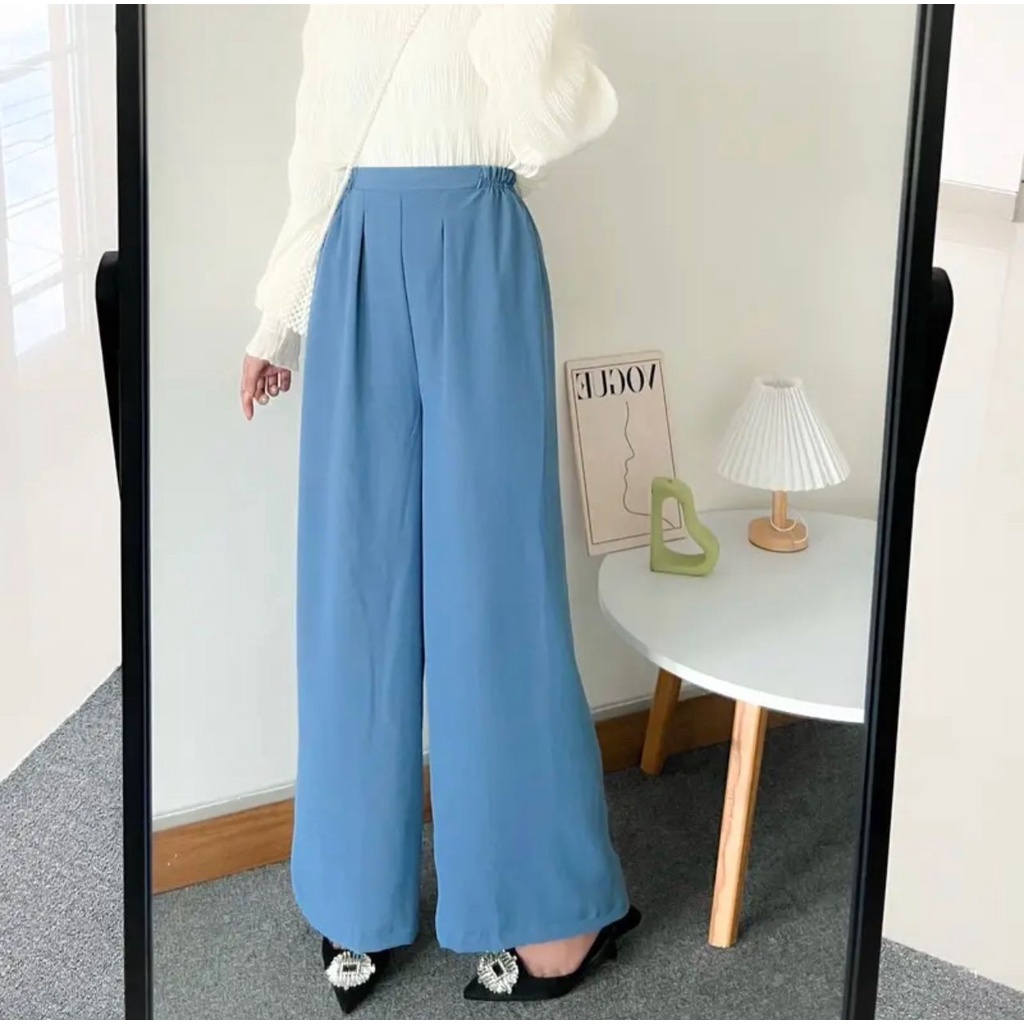 ZEVA KULOT HIGHWAIST PREMIUM AIRFLOW CRINCKLE DEODORA