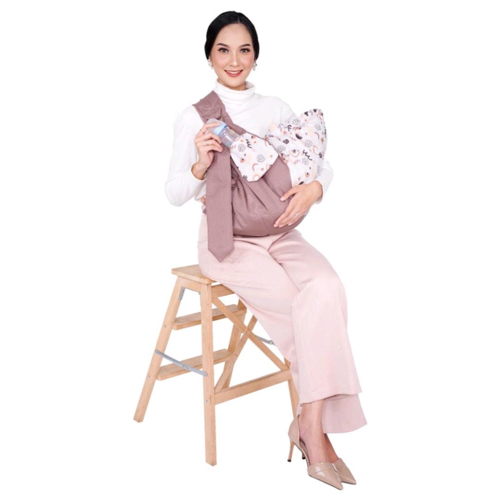 Mom's Baby Gendongan Bayi Samping (bisa u/ newborn) Aurora Series - MBG 1022