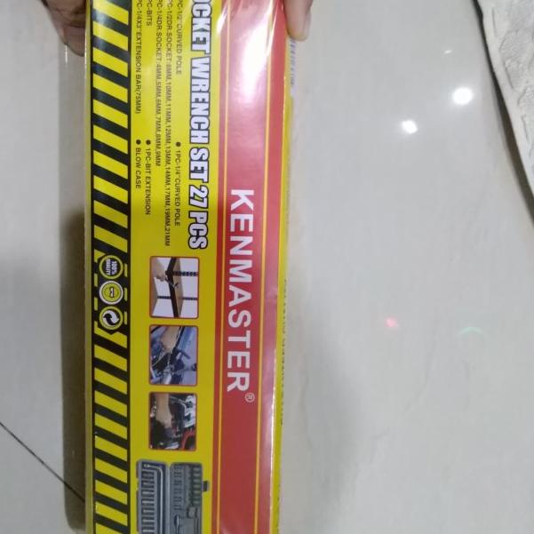 KENMASTER 27 pcs kunci sok shock socket 27pcs