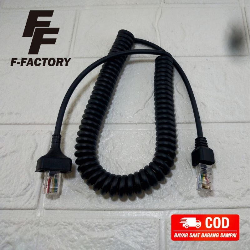 Kabel Mic Kenwood Kabel MIG Kenwood Spiral Rig Radio Kabel kenwood TM271 TM281 281 tm 271 KMC32 MIK