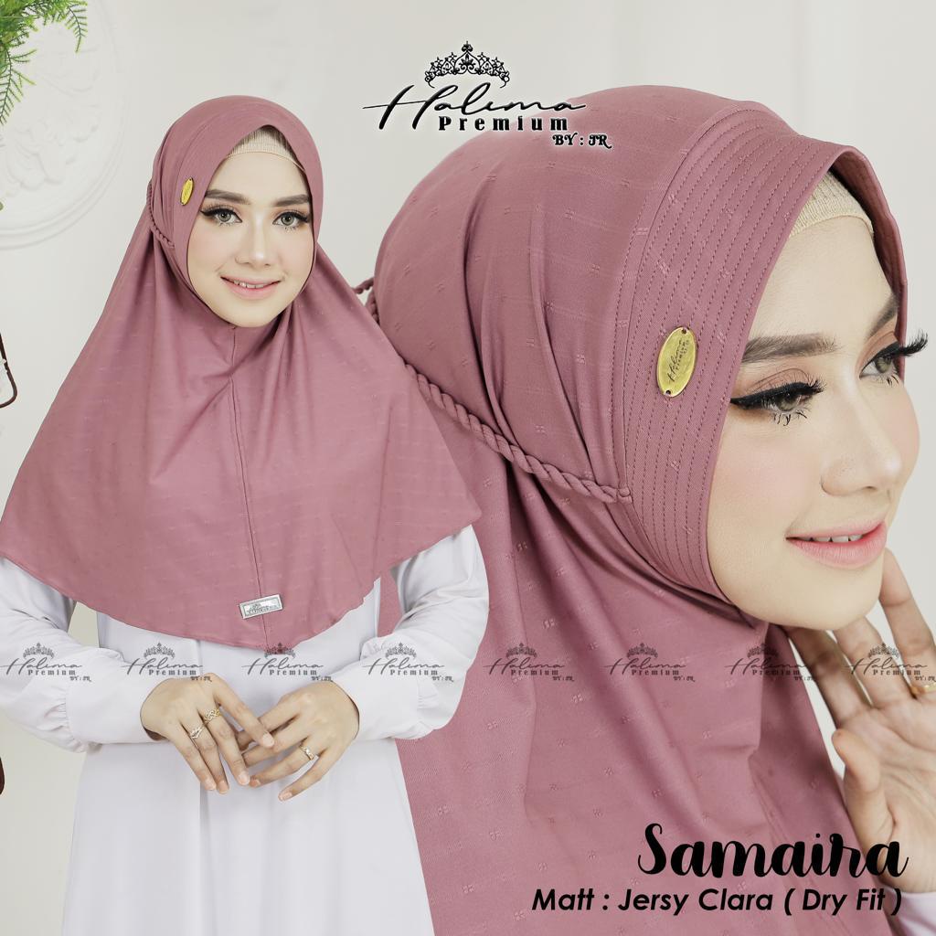 kerudung hijab jilbab Halima Samaira instan