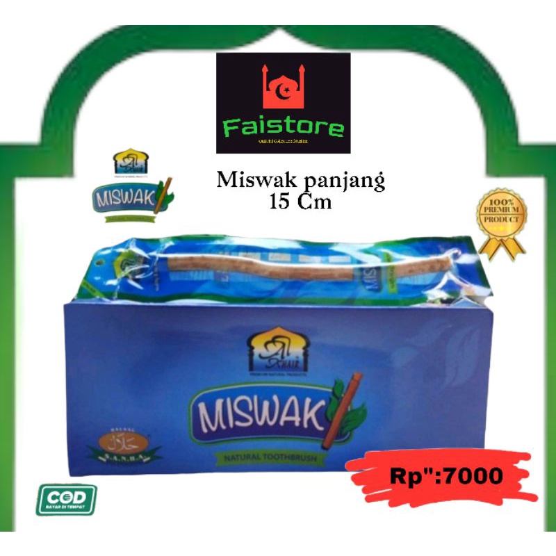 SIWAK MISWAK AL KHAIR ASSUNAH PANJANG 15CM UKURAN KECIL