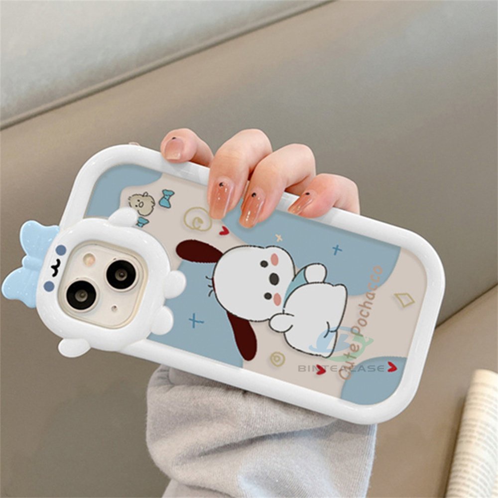 Case Desain Pochacco Dan Winnie Little Monster Untuk IPhone 14 Pro Max 11 12 Xr XS 6 6S 7 8 Plus