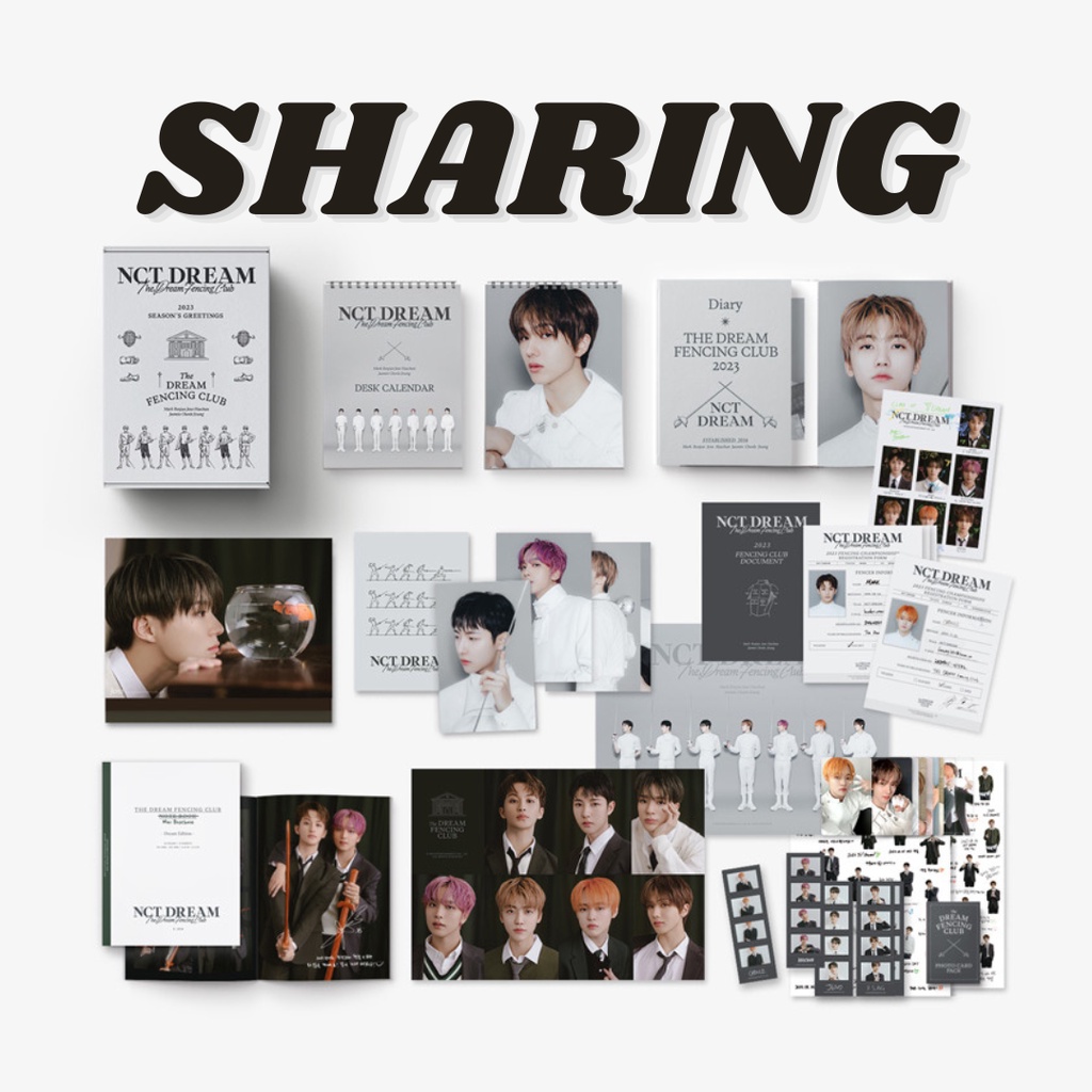 [READY STOCK] SHARING SEASON'S GREETINGS NCT DREAM 2023 SG - Calendar/Poster/Diary/Sticker/A4 Photo/