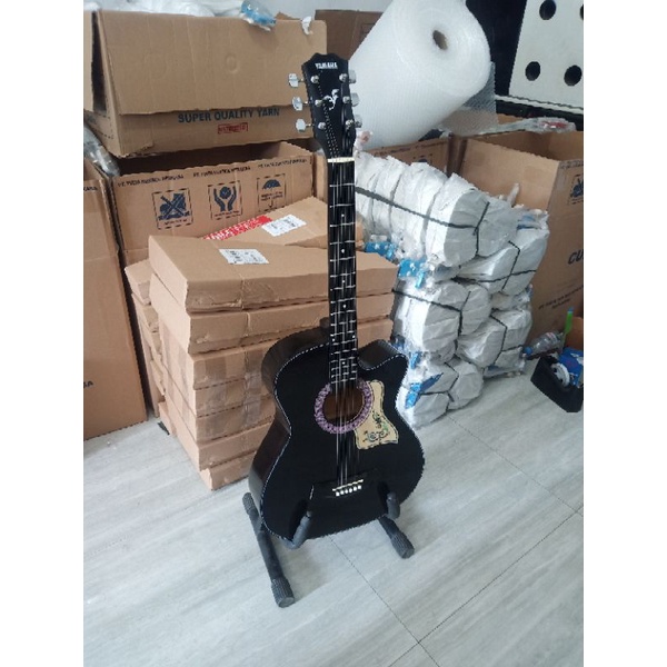 Gitar Akustik Pemula (bonus senar cadangan, pick dan Packing Kayu) Pengiriman dijamin aman