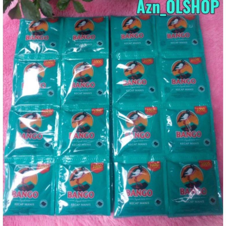 

Kecap manis cap Bango sachet kemasan renceng isi 12pcs