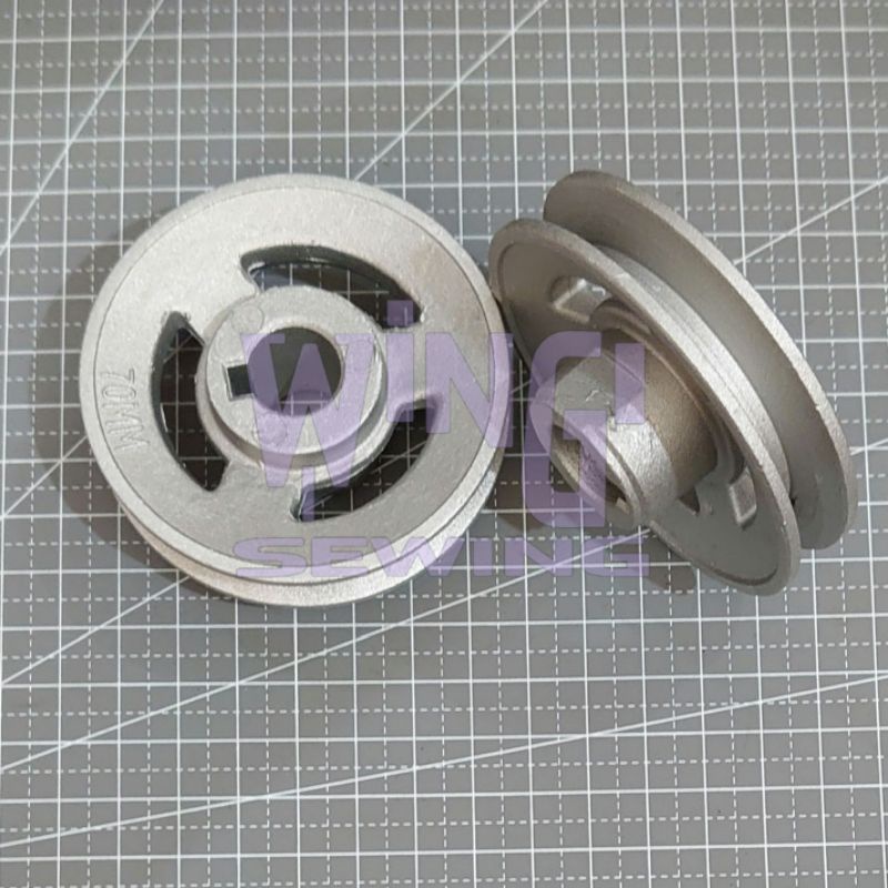 Poli 70mm Pulley Poly Dinamo Mesin Jahit Obras dan Industri Jarum 1
