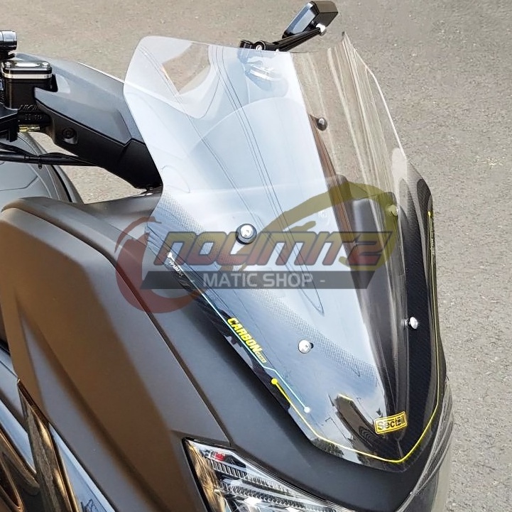 Windshield Sectbill Vector Carbon Series Visor Kaca Tameng Depan Yamaha NMAX OLD