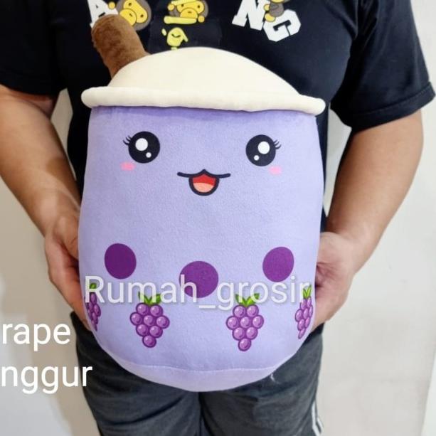 Boneka Boba Bubble Milk Tea Brown Sugar - BOBA RAINBOW