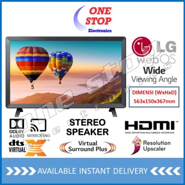 LG 24TN520S Smart HD LED TV Monitor 23.6 Inch 24TN520S-PT Diskon