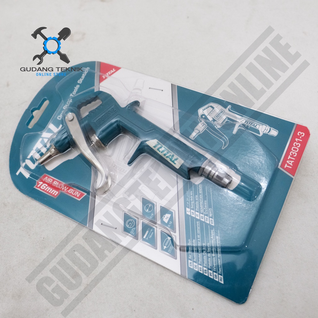 Semprotan Angin Kompresor Air Blow Gun 16mm TAT3031-3 TOTAL / Air Duster High Pressure 16 mm TAT 3031 TOTAL