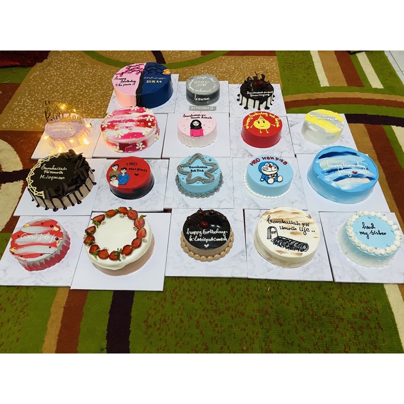 

payment cake hitam putih hbd hbd my bro