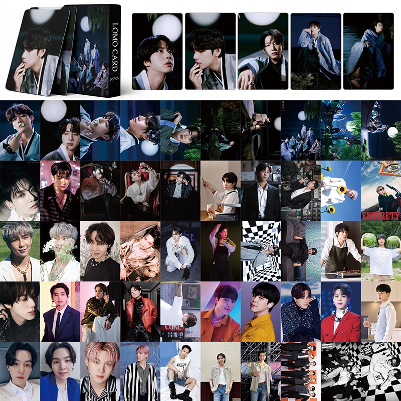 55pcs / box Kartu Foto LOMO BTS 2022 DALMAJUNG Album LOMO