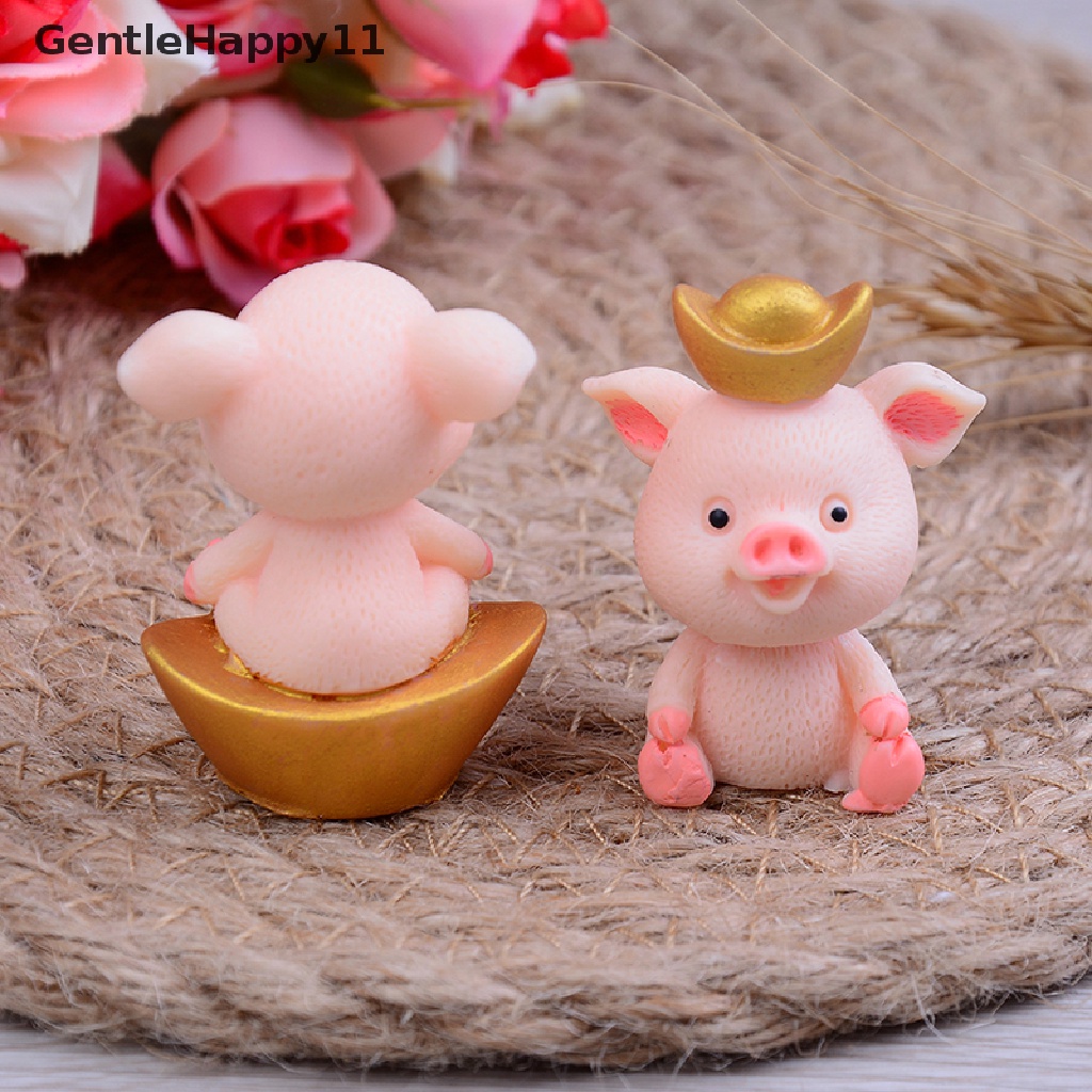 Gentlehappy 5pcs/set Babi Lucu Miniatur Hewan Hiasan Taman Diy Fairy Garden Decoration id
