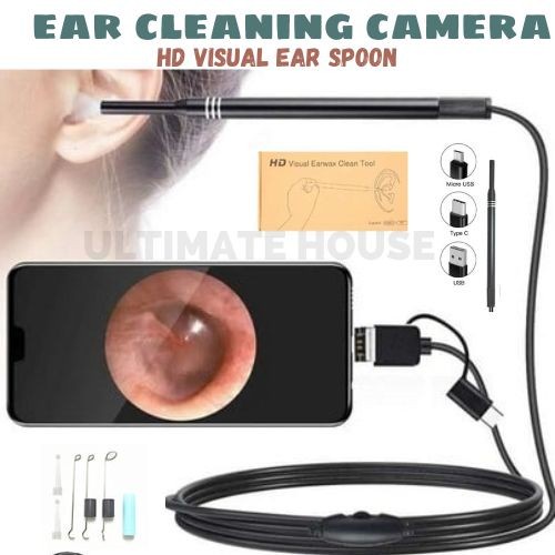 Pembersih Telinga Kamera Telinga Alat Pembersih Telinga Endoskopi Visual Hd Earwax Clean