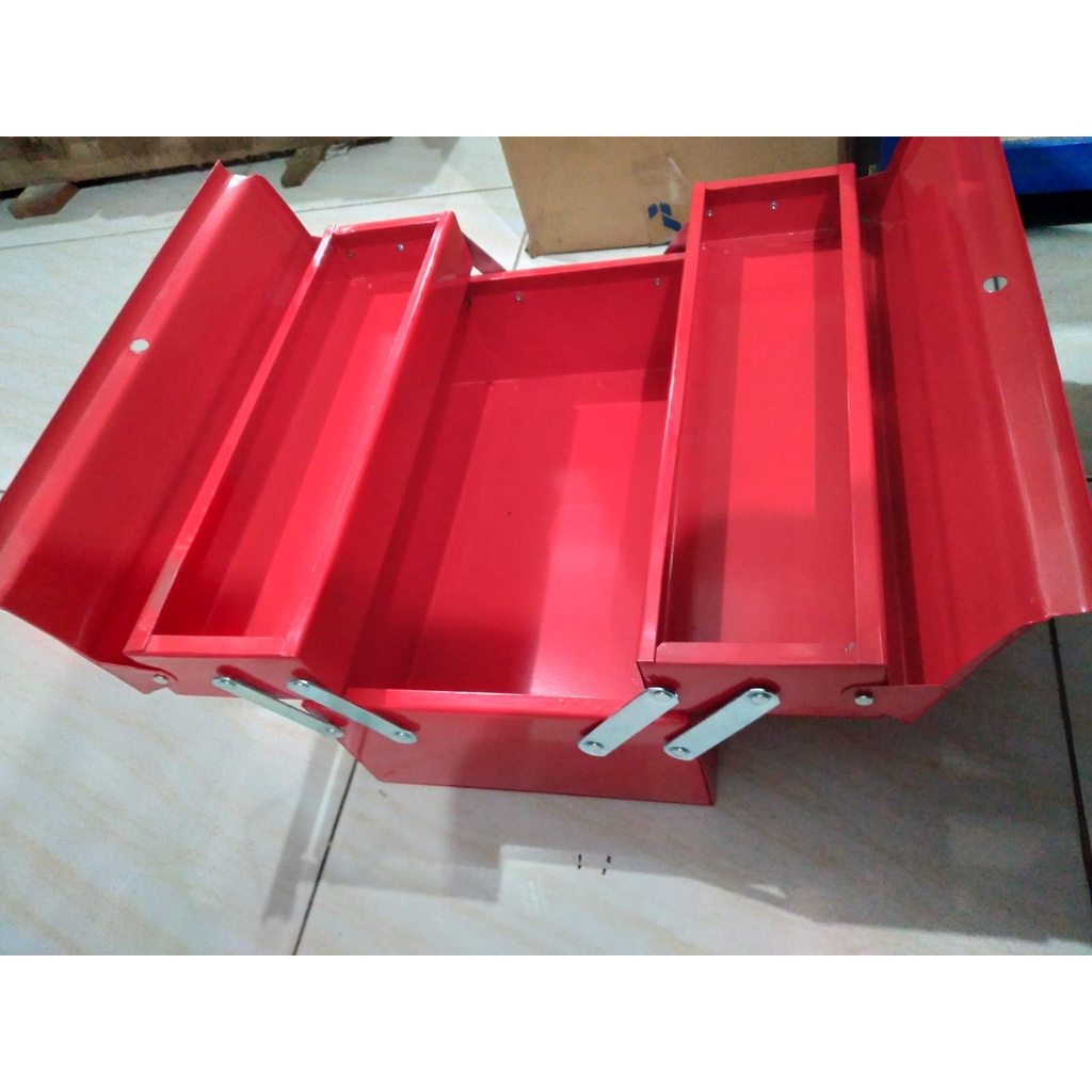 Tool Box Besi Dua Susun / Aksesoris Mobil / Perkakas Bengkel / Kenmaster