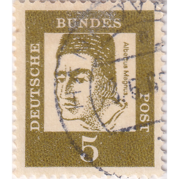 

Prangko Germany 1961 - Famous Germans - Fluorescent Paper 5Pfg Used